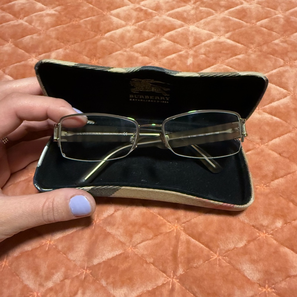 Burberry Gold optical Glasses